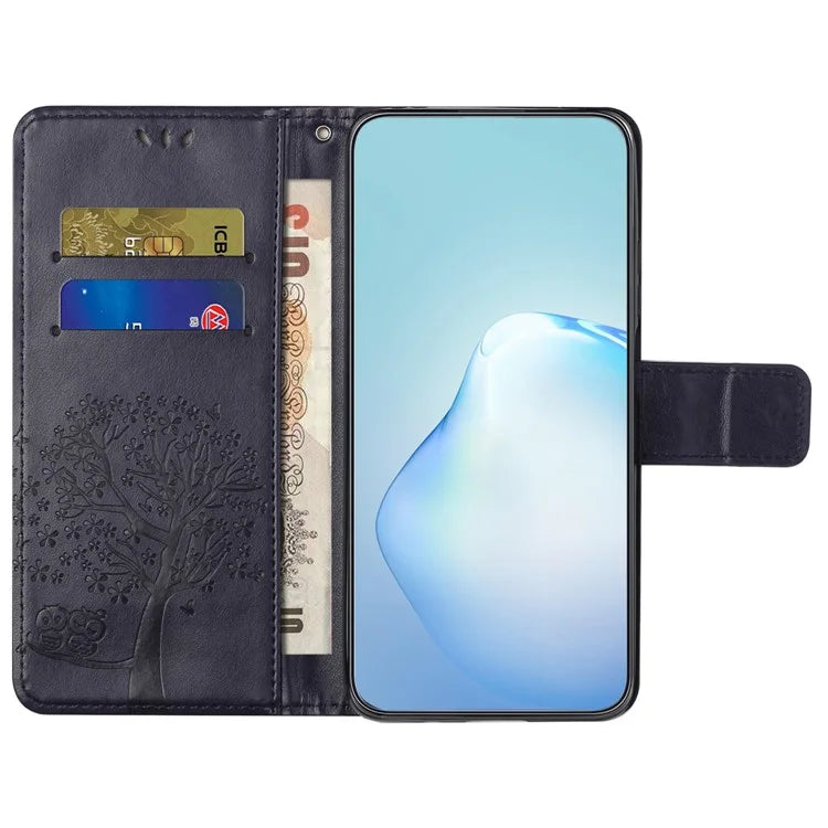 For Samsung Galaxy S24 Case Imprinted Leather Flip Stand Phone Cover with Wallet