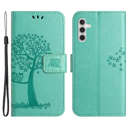 For Samsung Galaxy S24 Case Imprinted Leather Flip Stand Phone Cover with Wallet