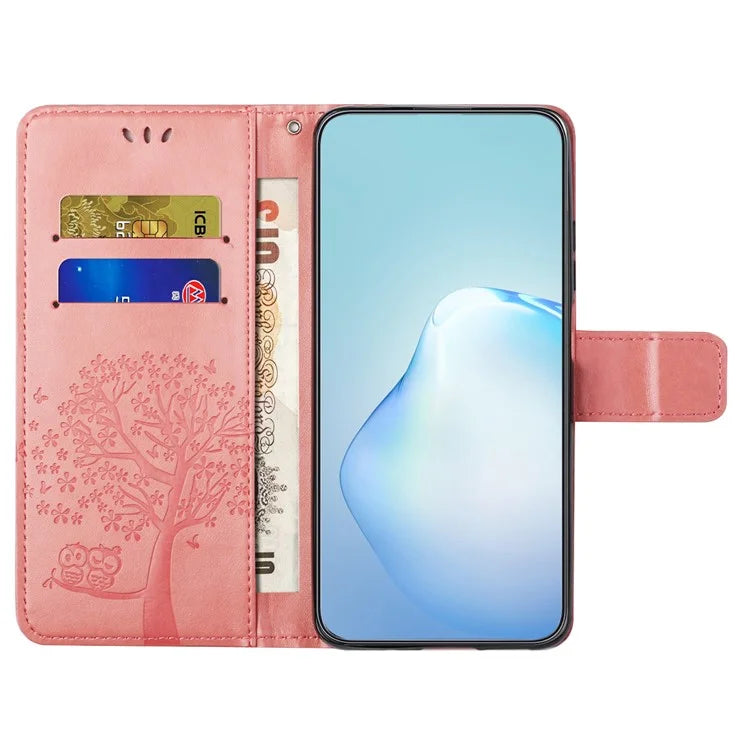 For Samsung Galaxy S24 Case Imprinted Leather Flip Stand Phone Cover with Wallet