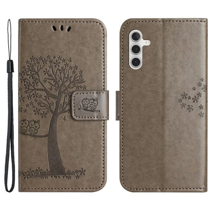 For Samsung Galaxy S24 Case Imprinted Leather Flip Stand Phone Cover with Wallet