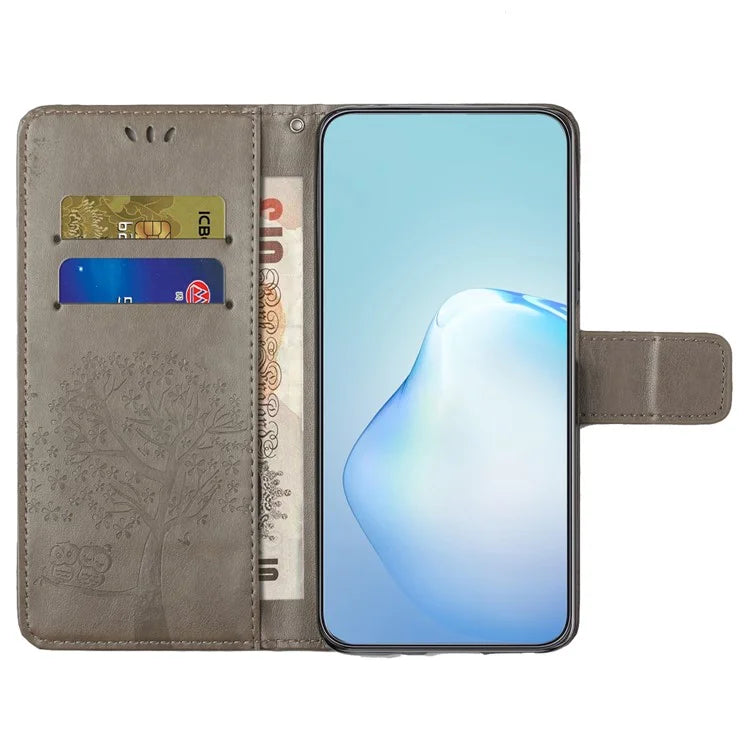For Samsung Galaxy S24 Case Imprinted Leather Flip Stand Phone Cover with Wallet