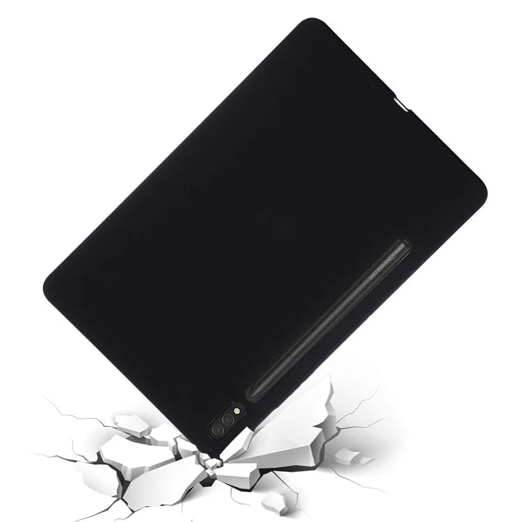 For Samsung Galaxy Tab S9 Ultra Liquid Silicone Case Microfiber Lining Tablet Cover