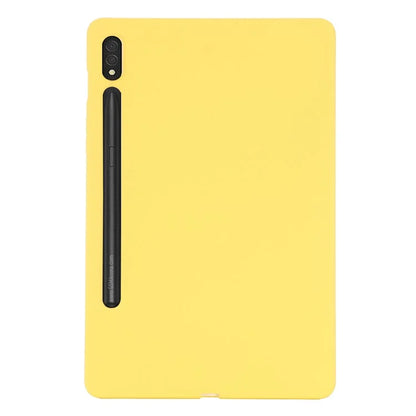 For Samsung Galaxy Tab S9 Ultra Liquid Silicone Case Microfiber Lining Tablet Cover