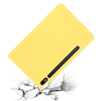 For Samsung Galaxy Tab S9 FE Case Microfiber Lining Liquid Silicone Cover