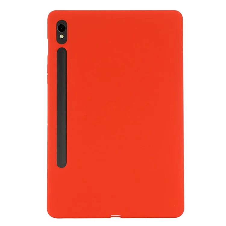 For Samsung Galaxy Tab S9 FE Case Microfiber Lining Liquid Silicone Cover