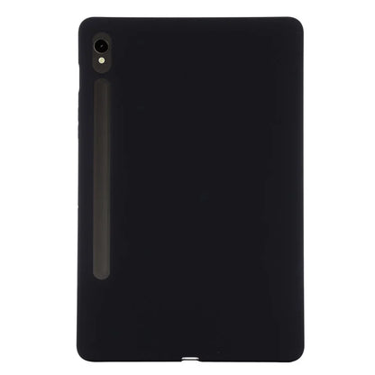 For Samsung Galaxy Tab S9 FE Case Microfiber Lining Liquid Silicone Cover