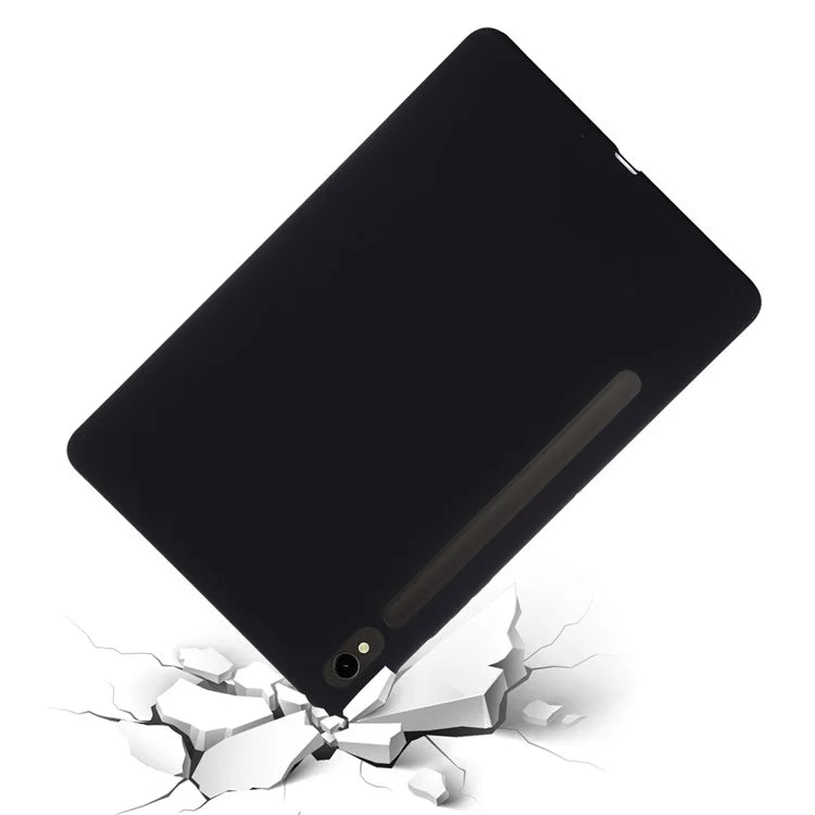 For Samsung Galaxy Tab S9 FE Case Microfiber Lining Liquid Silicone Cover