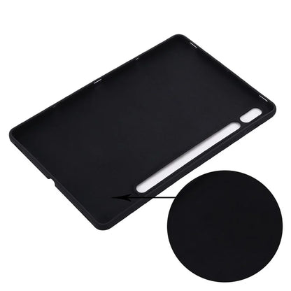 For Samsung Galaxy Tab S9 FE Case Microfiber Lining Liquid Silicone Cover