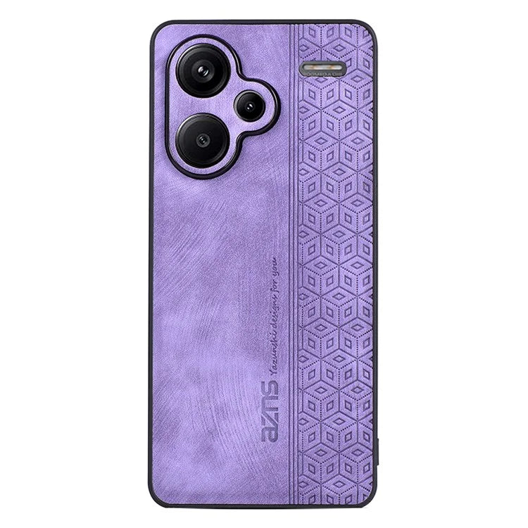AZNS For Xiaomi Redmi Note 13 Pro+ 5G Case Imprinted PU Leather + TPU Cell Phone Cover