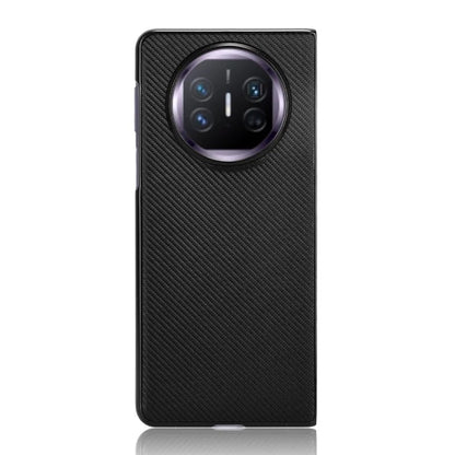 For Huawei Mate X5 Phone Case Carbon Fiber Texture PU Leather+PC Back Cover