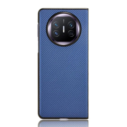 For Huawei Mate X5 Phone Case Carbon Fiber Texture PU Leather+PC Back Cover