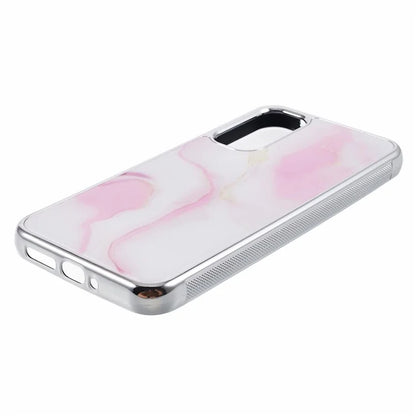 For Samsung Galaxy A24 4G (162.1 x 77.6 x 8.3mm) Cover Cell Phone PC+TPU Marble Pattern Back Case