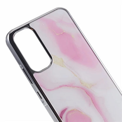 For Samsung Galaxy A24 4G (162.1 x 77.6 x 8.3mm) Cover Cell Phone PC+TPU Marble Pattern Back Case