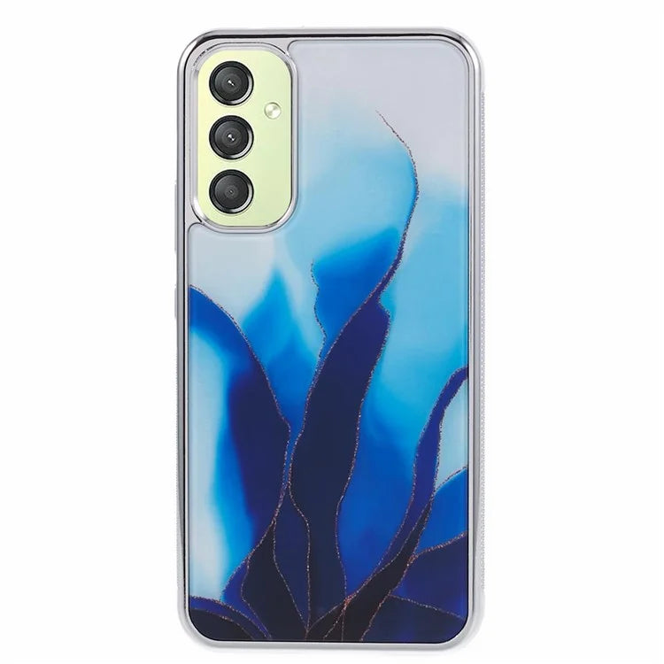 For Samsung Galaxy A24 4G (162.1 x 77.6 x 8.3mm) Cover Cell Phone PC+TPU Marble Pattern Back Case