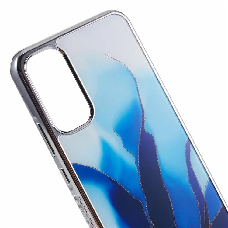 For Samsung Galaxy A24 4G (162.1 x 77.6 x 8.3mm) Cover Cell Phone PC+TPU Marble Pattern Back Case