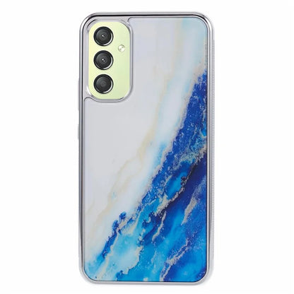 For Samsung Galaxy A24 4G (162.1 x 77.6 x 8.3mm) Cover Cell Phone PC+TPU Marble Pattern Back Case