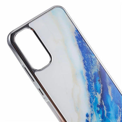 For Samsung Galaxy A24 4G (162.1 x 77.6 x 8.3mm) Cover Cell Phone PC+TPU Marble Pattern Back Case