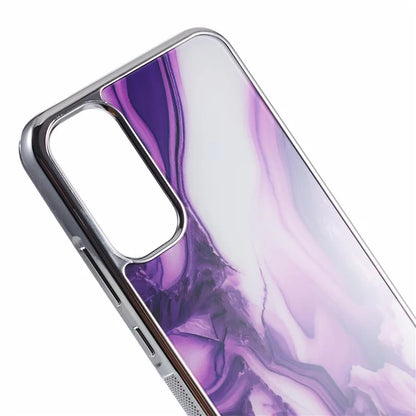 For Samsung Galaxy A24 4G (162.1 x 77.6 x 8.3mm) Cover Cell Phone PC+TPU Marble Pattern Back Case