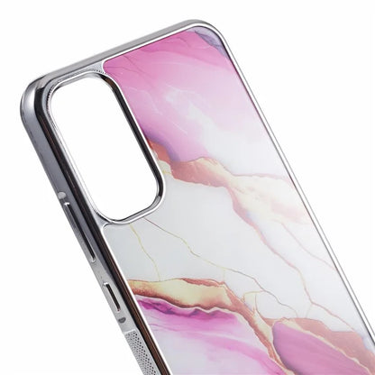 For Samsung Galaxy A24 4G (162.1 x 77.6 x 8.3mm) Cover Cell Phone PC+TPU Marble Pattern Back Case