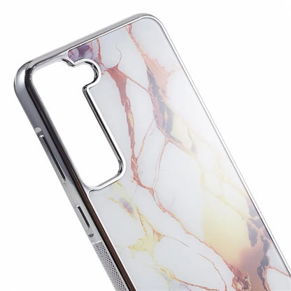 For Samsung Galaxy S22+ 5G Cover Marble Pattern Cell Phone PC+TPU Back Case