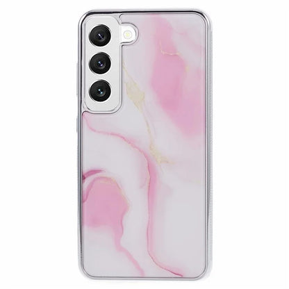 For Samsung Galaxy S22+ 5G Cover Marble Pattern Cell Phone PC+TPU Back Case