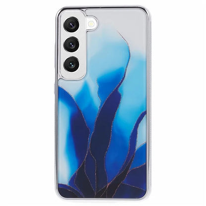 For Samsung Galaxy S22+ 5G Cover Marble Pattern Cell Phone PC+TPU Back Case