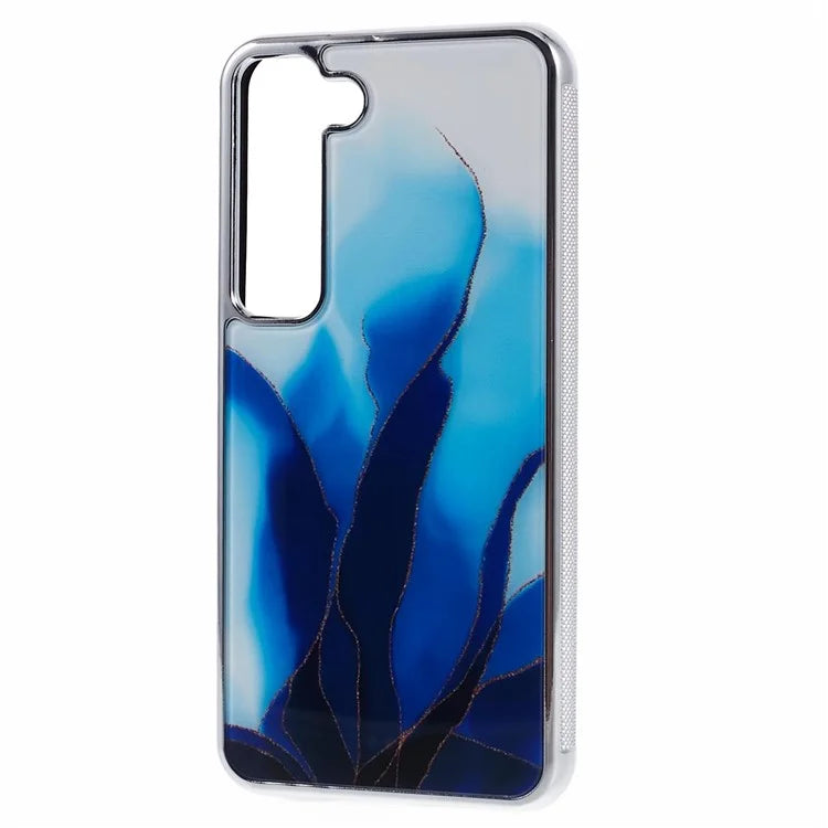 For Samsung Galaxy S22+ 5G Cover Marble Pattern Cell Phone PC+TPU Back Case