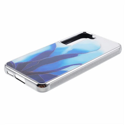 For Samsung Galaxy S22+ 5G Cover Marble Pattern Cell Phone PC+TPU Back Case