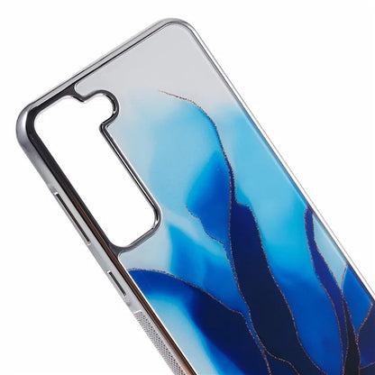 For Samsung Galaxy S22+ 5G Cover Marble Pattern Cell Phone PC+TPU Back Case