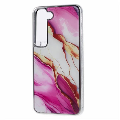 For Samsung Galaxy S22+ 5G Cover Marble Pattern Cell Phone PC+TPU Back Case