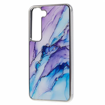 For Samsung Galaxy S22 5G Cover Marble Pattern Cell Phone PC+TPU Shockproof Case