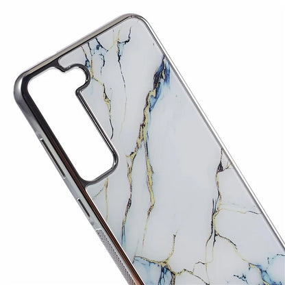 For Samsung Galaxy S22 5G Cover Marble Pattern Cell Phone PC+TPU Shockproof Case