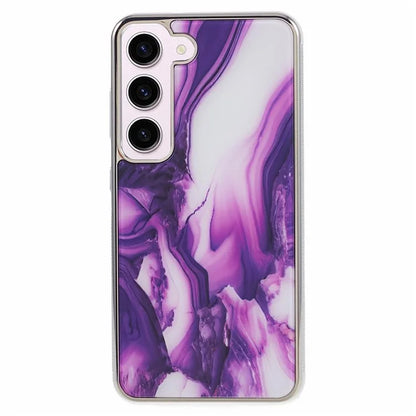 For Samsung Galaxy S23 Cover Marble Pattern Phone PC+TPU Scratch Proof Case