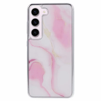 For Samsung Galaxy S23 Cover Marble Pattern Phone PC+TPU Scratch Proof Case
