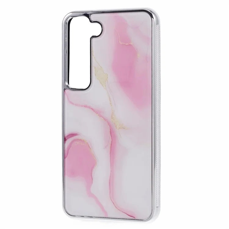 For Samsung Galaxy S23 Cover Marble Pattern Phone PC+TPU Scratch Proof Case