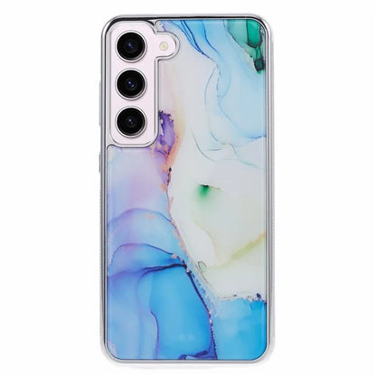 For Samsung Galaxy S23 Cover Marble Pattern Phone PC+TPU Scratch Proof Case