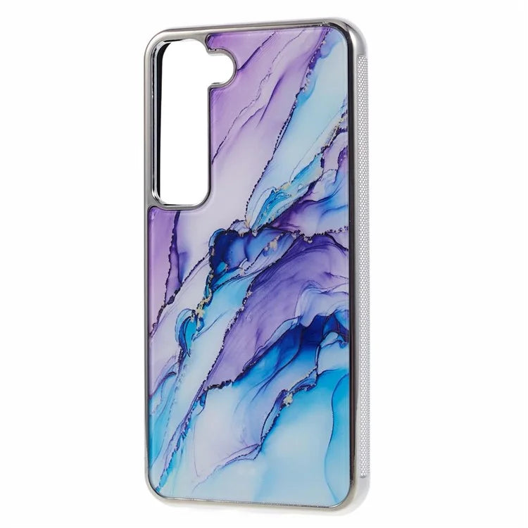 For Samsung Galaxy S23 Cover Marble Pattern Phone PC+TPU Scratch Proof Case