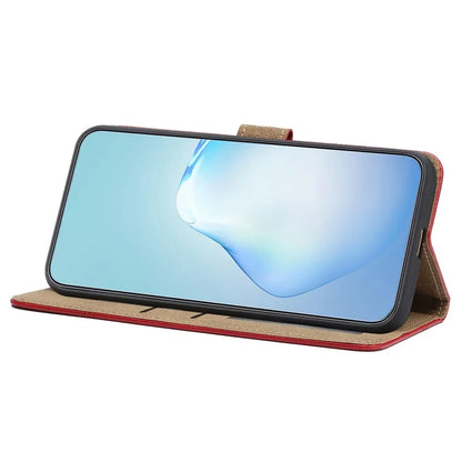 For Samsung Galaxy A05 4G Case Line Imprinted Leather Wallet Anti-drop Phone Cover