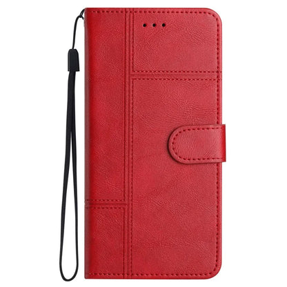 For Samsung Galaxy A05 4G Case Line Imprinted Leather Wallet Anti-drop Phone Cover