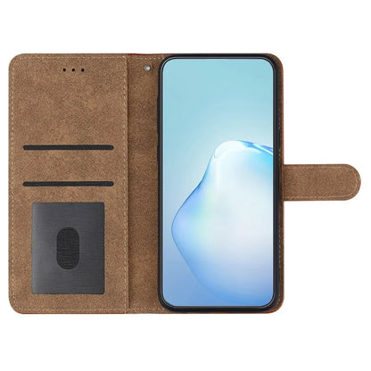 For Samsung Galaxy A05 4G Case Line Imprinted Leather Wallet Anti-drop Phone Cover