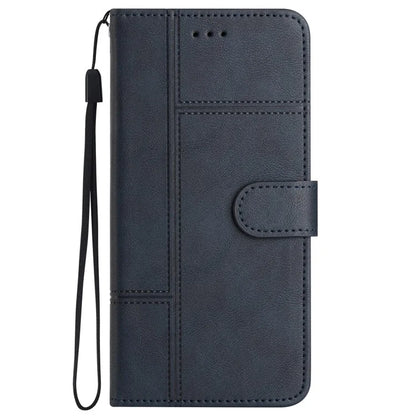 For Samsung Galaxy A05 4G Case Line Imprinted Leather Wallet Anti-drop Phone Cover