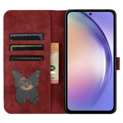 For Google Pixel 8 Pro Case Butterfly Cat Imprinted Wallet Phone Leather Cover