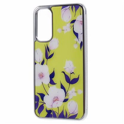 For Samsung Galaxy A34 5G Case Anti-Scratch PC+TPU Case Electroplating IMD Pattern Phone Cover