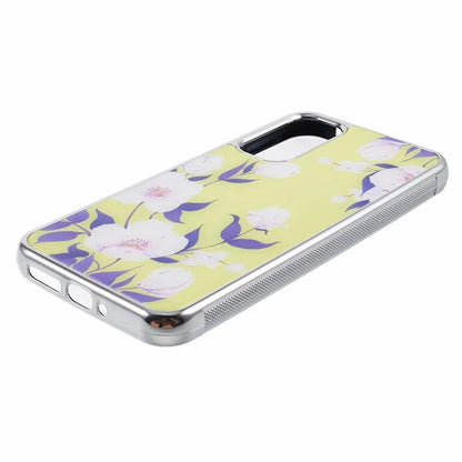 For Samsung Galaxy A34 5G Case Anti-Scratch PC+TPU Case Electroplating IMD Pattern Phone Cover