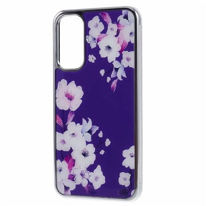 For Samsung Galaxy A34 5G Case Anti-Scratch PC+TPU Case Electroplating IMD Pattern Phone Cover