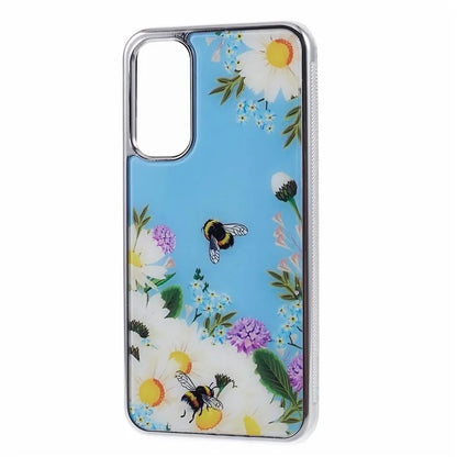 For Samsung Galaxy A34 5G Case Anti-Scratch PC+TPU Case Electroplating IMD Pattern Phone Cover
