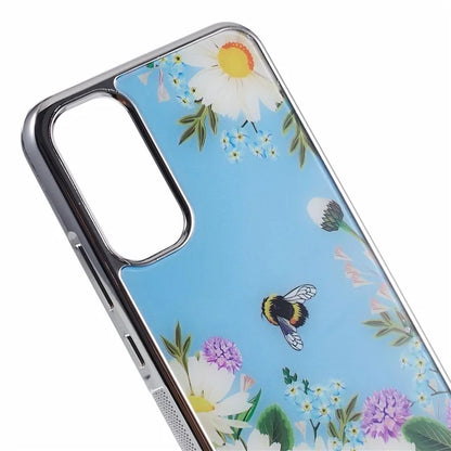 For Samsung Galaxy A34 5G Case Anti-Scratch PC+TPU Case Electroplating IMD Pattern Phone Cover