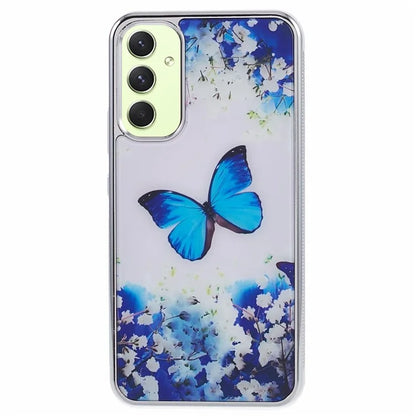 For Samsung Galaxy A34 5G Case Anti-Scratch PC+TPU Case Electroplating IMD Pattern Phone Cover