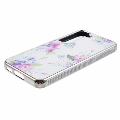 For Samsung Galaxy S23 Case PC+TPU Electroplating IMD Pattern Phone Cover