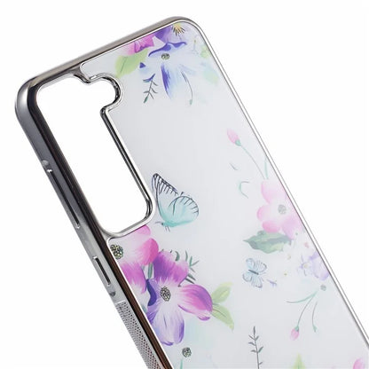 For Samsung Galaxy S23 Case PC+TPU Electroplating IMD Pattern Phone Cover